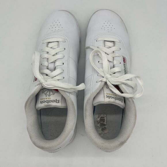 Reebok Princess Classic Sport Casual Sneaker Shoes White Womens Size 9.5 - Picture 5 of 12